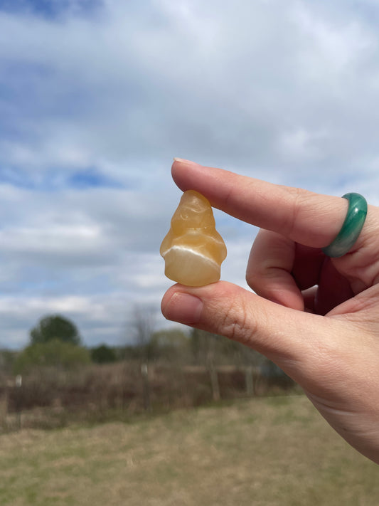 Mini Oogie Boogie Calcite Carving