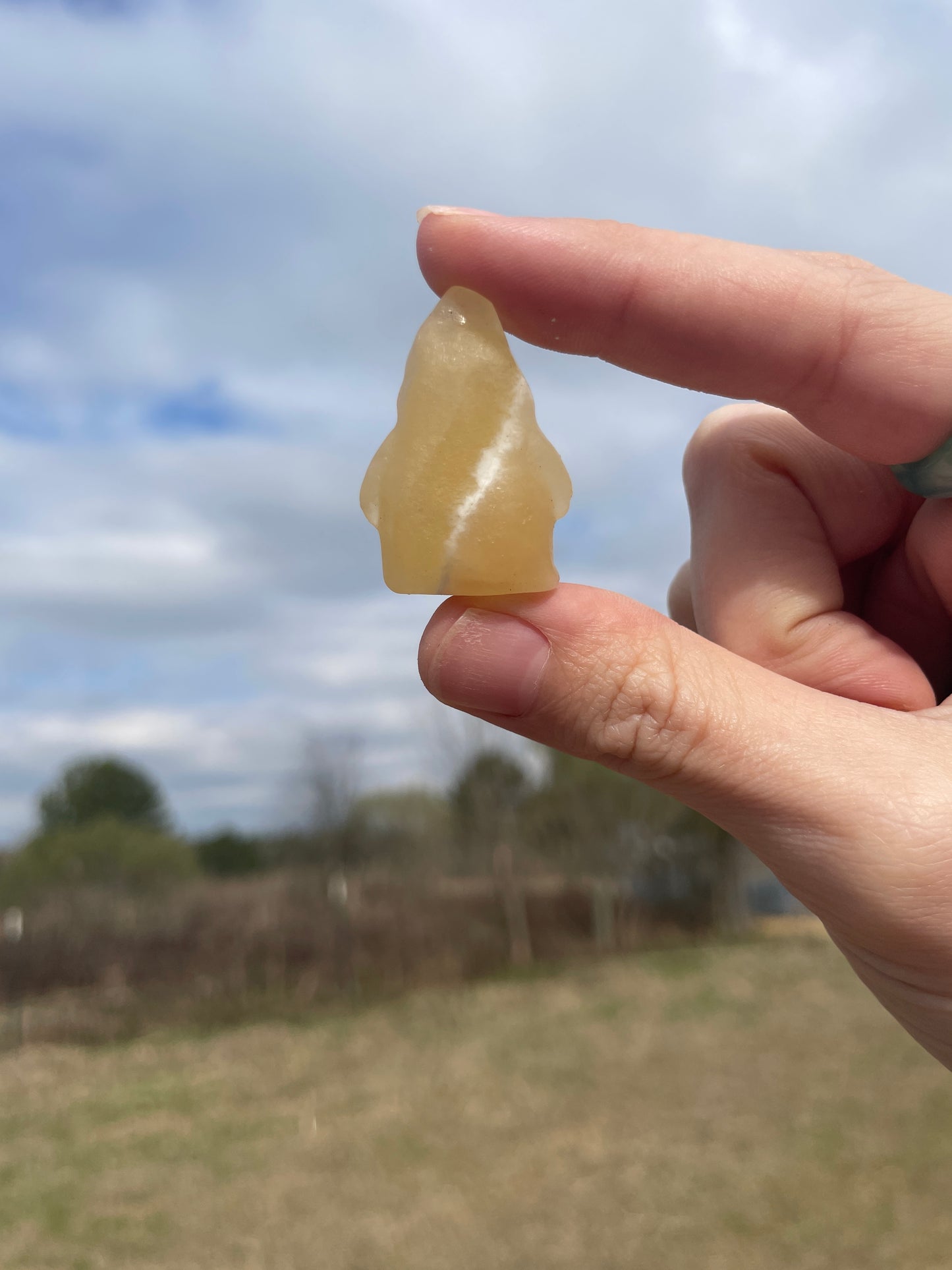 Mini Oogie Boogie Calcite Carving