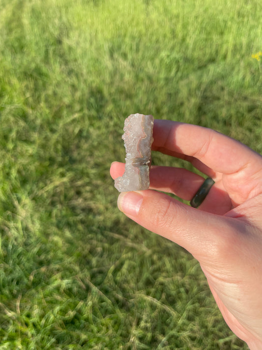 Druzy Amethyst cluster butterfly carving 🦋