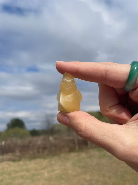 Mini Oogie Boogie Calcite Carving