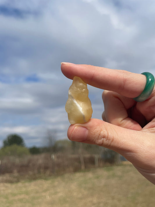 Mini Oogie Boogie Calcite Carving