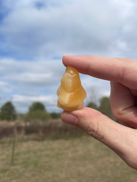 Mini Oogie Boogie Calcite Carving