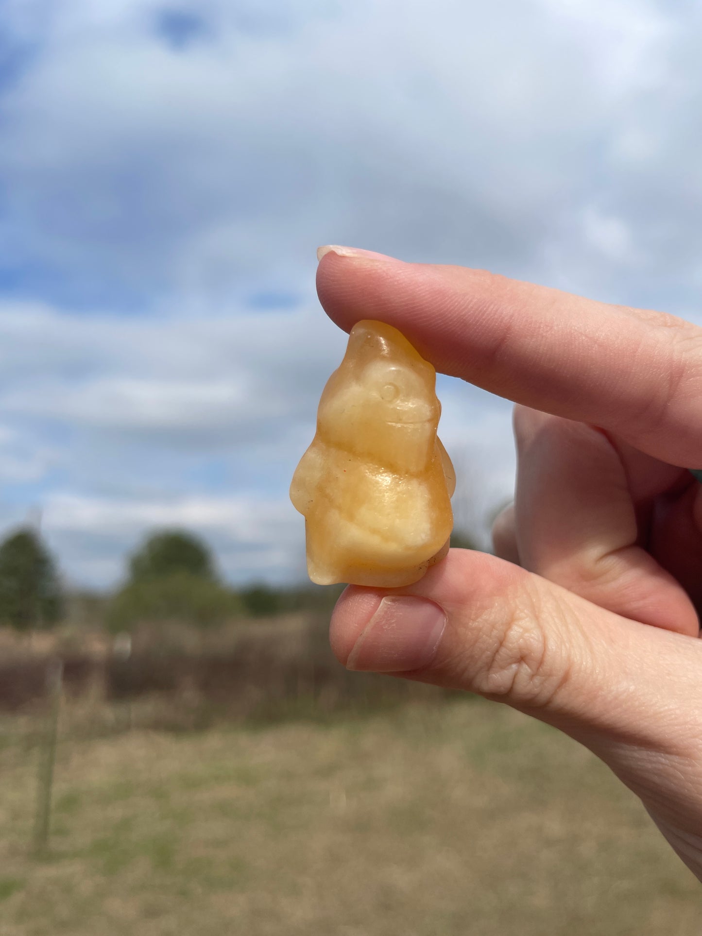 Mini Oogie Boogie Calcite Carving