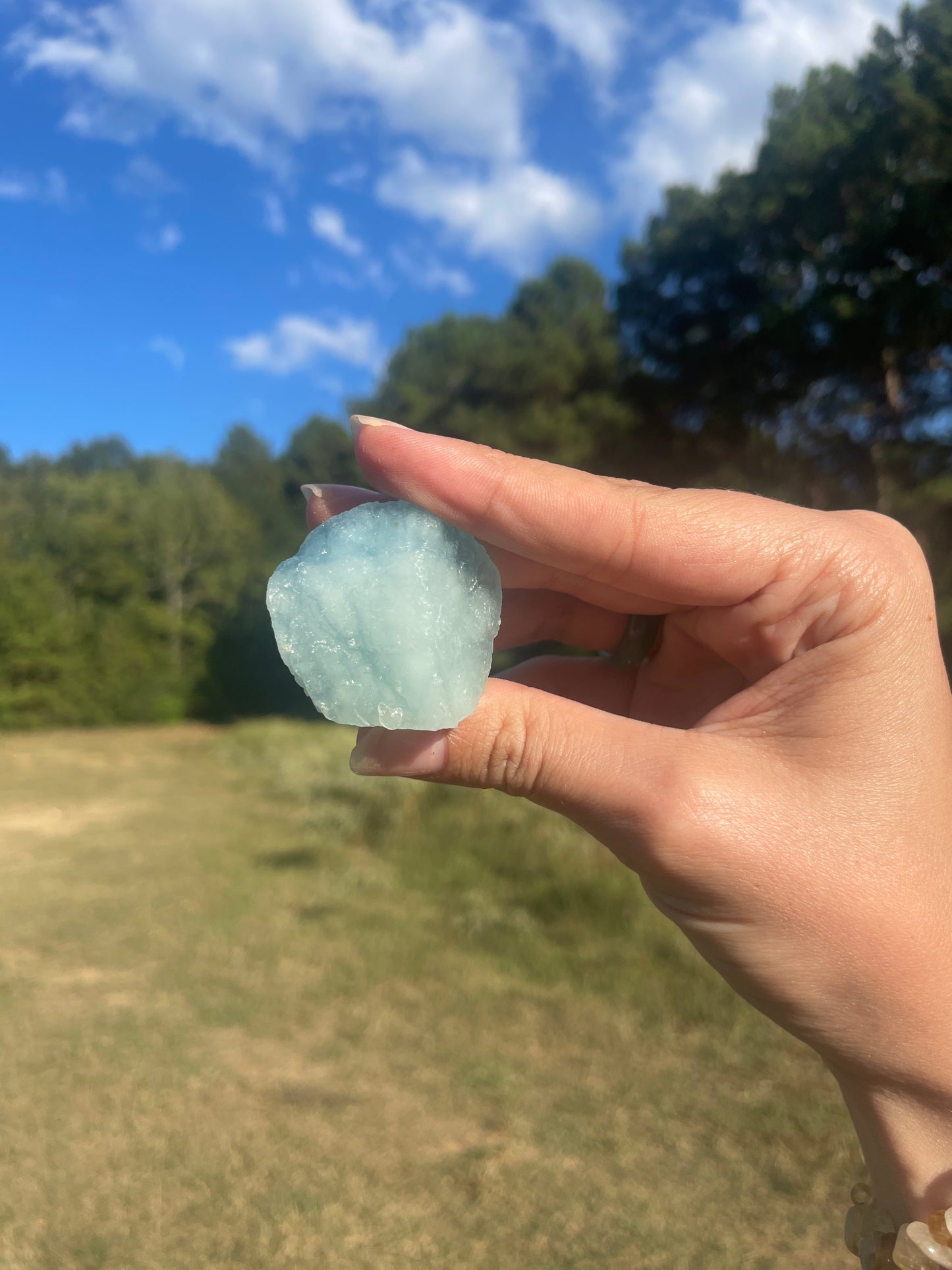 Mini Aquamarine rock buddy #1