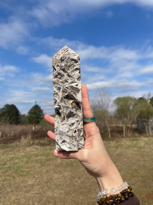 Large Super Druzy Sphalerite Tower