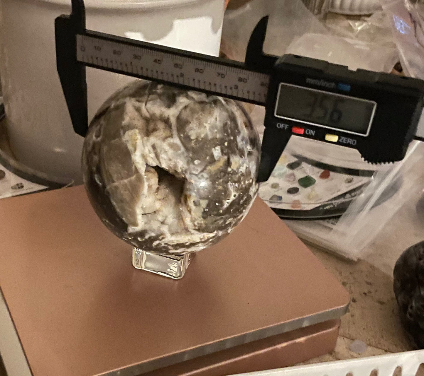 2lb Large Druzy Sphalerite Sphere đź”®