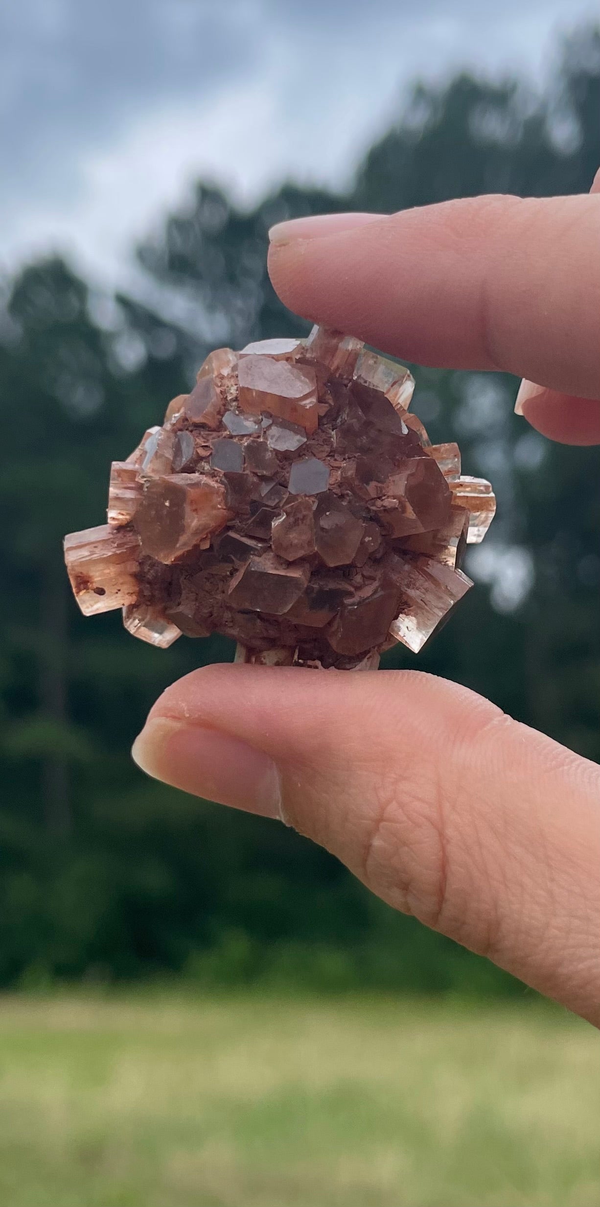 Raw Aragonite Cluster