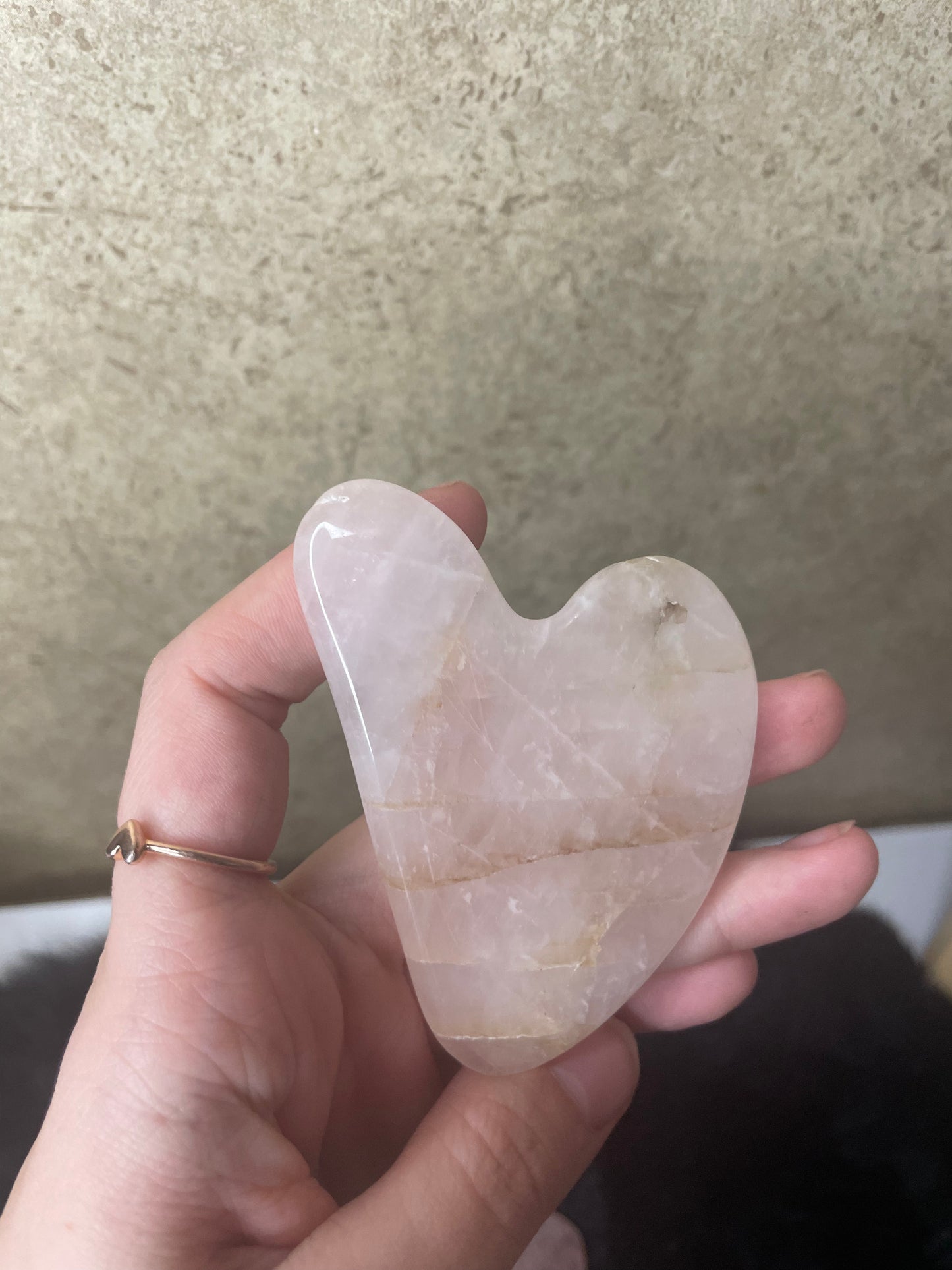 Rose Quartz Gua Sha #3