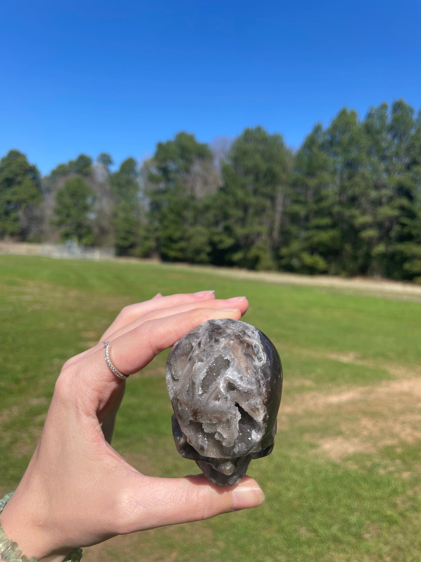 Druzy Sphalerite Skull #2🖤