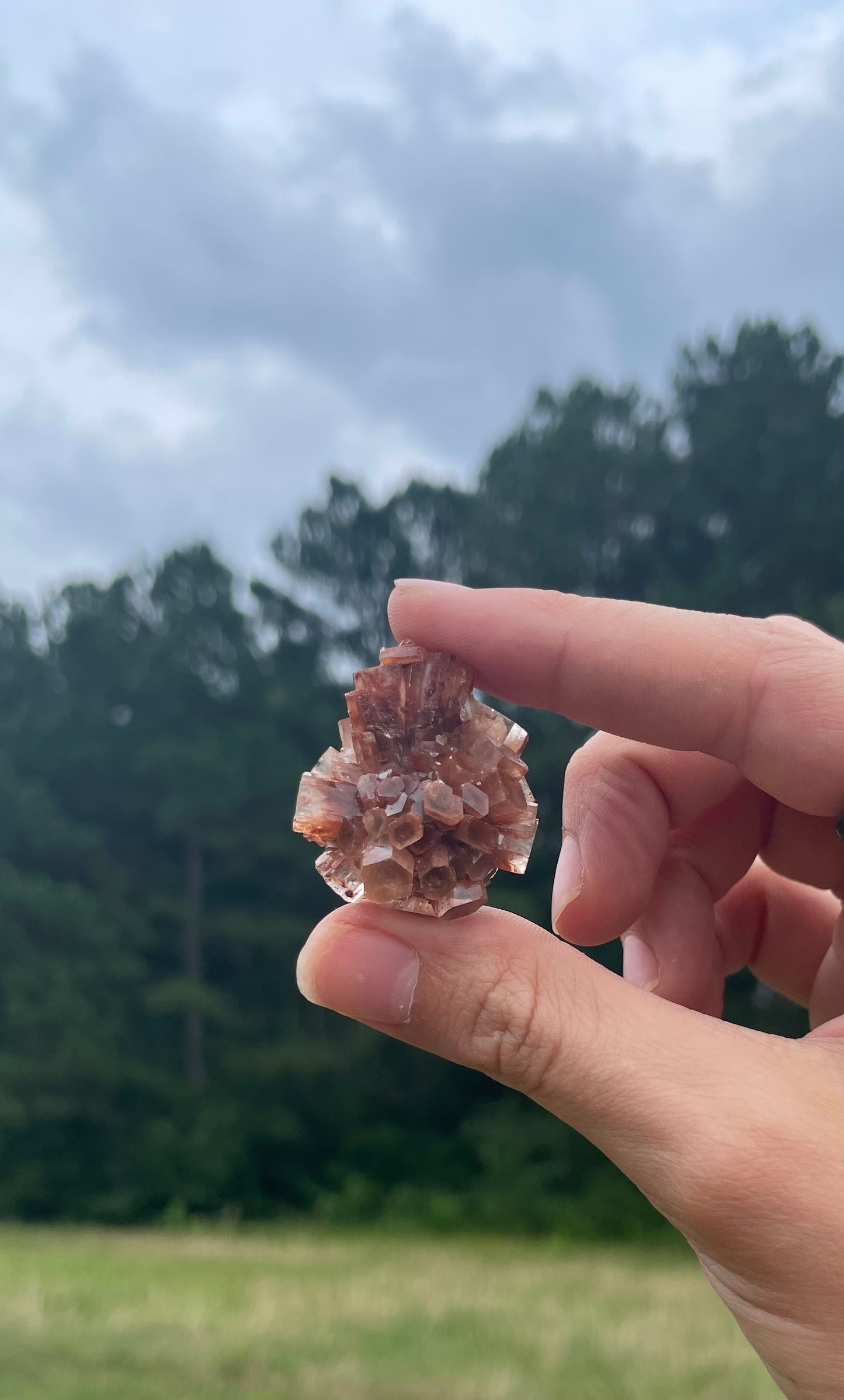 Raw Aragonite Cluster