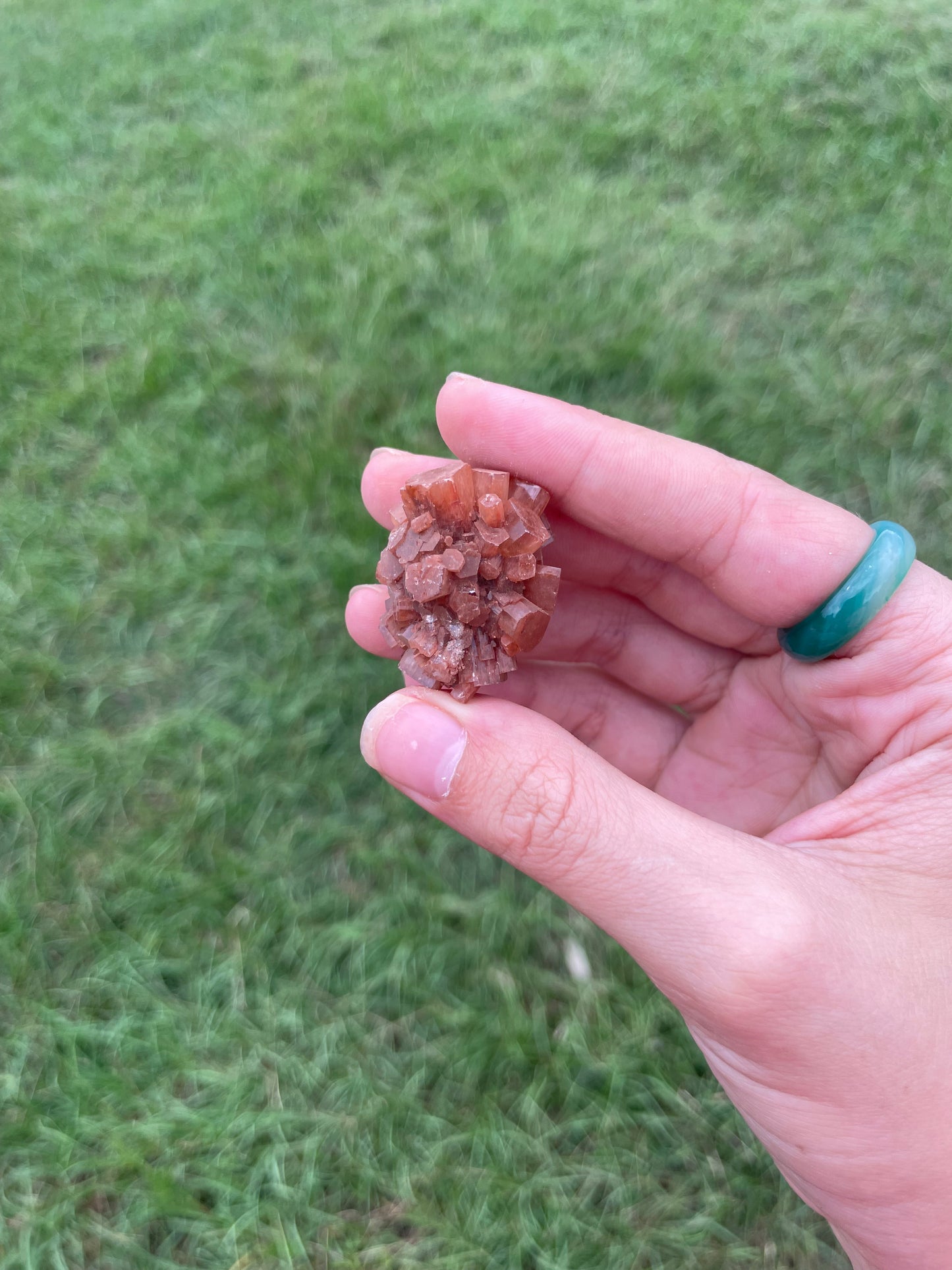 Raw Aragonite Cluster