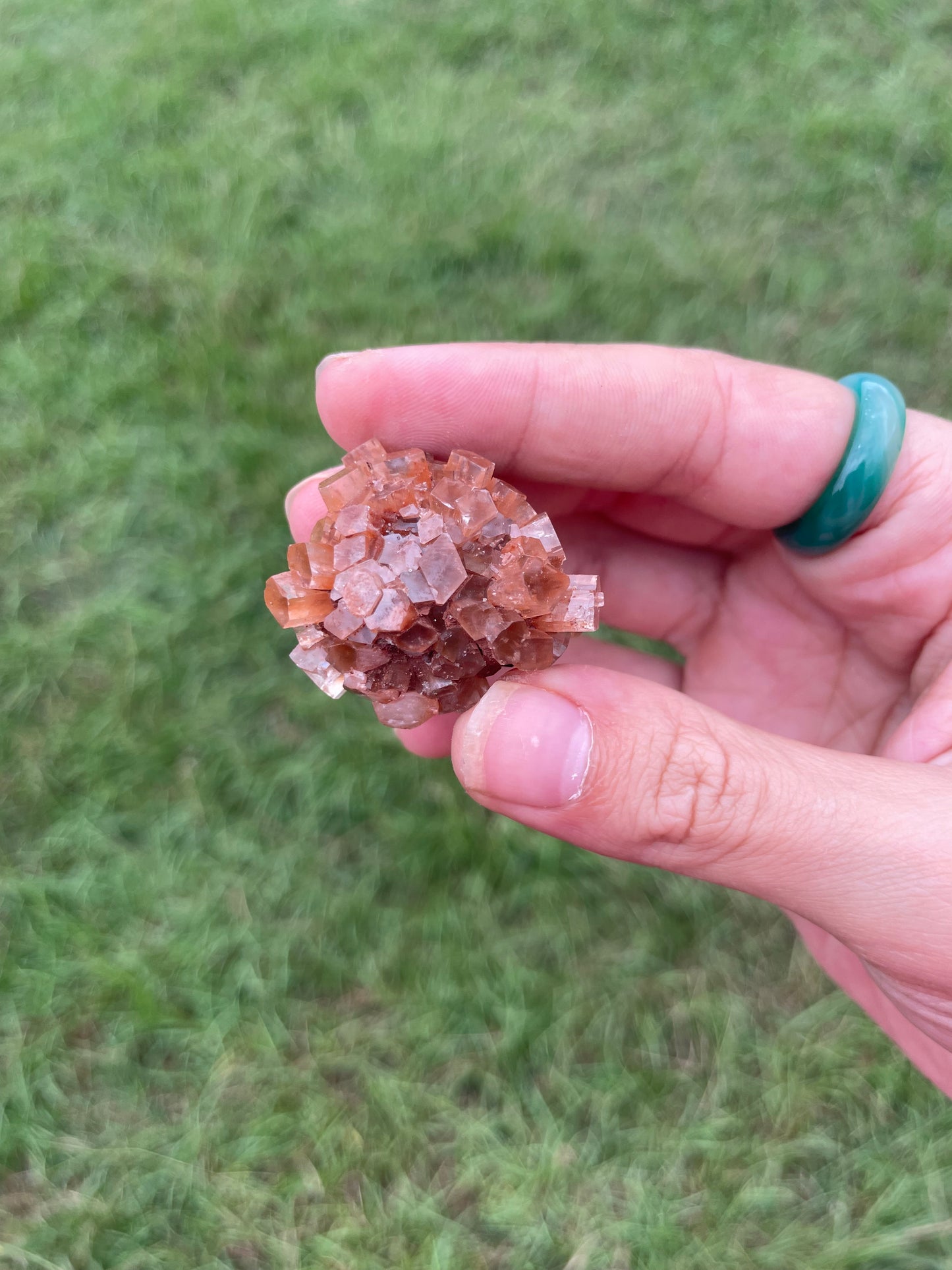 Raw Aragonite Cluster