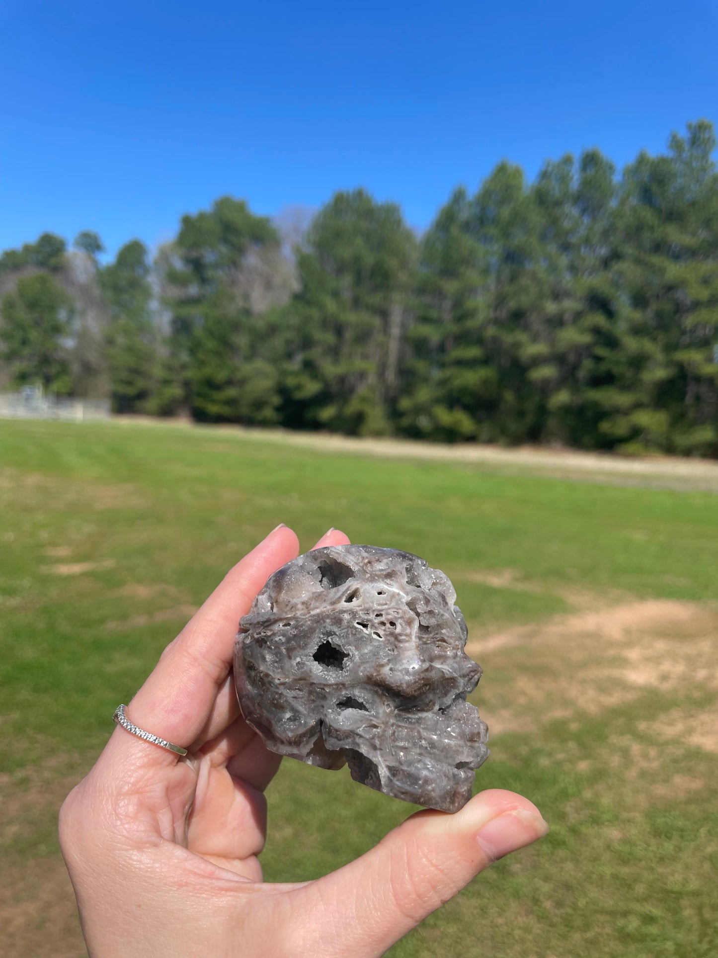 Druzy Sphalerite Skull #2🖤