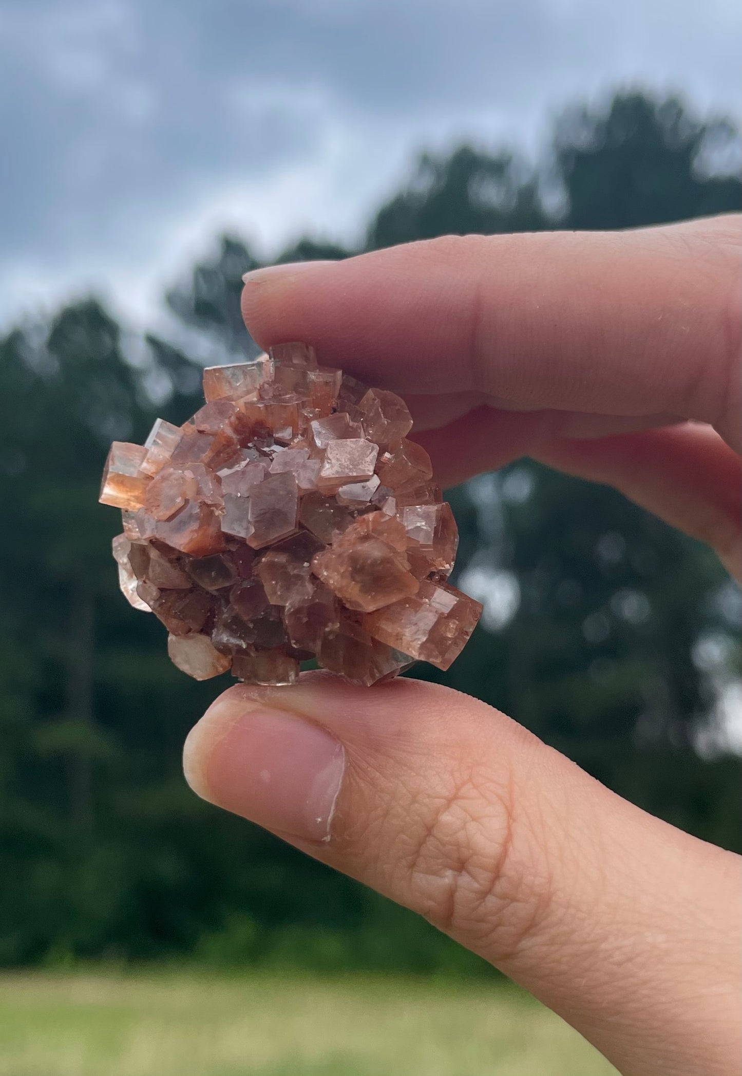 Raw Aragonite Cluster