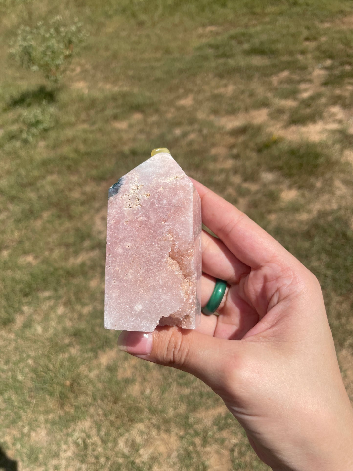 Druzy Pink Amethyst tower 5