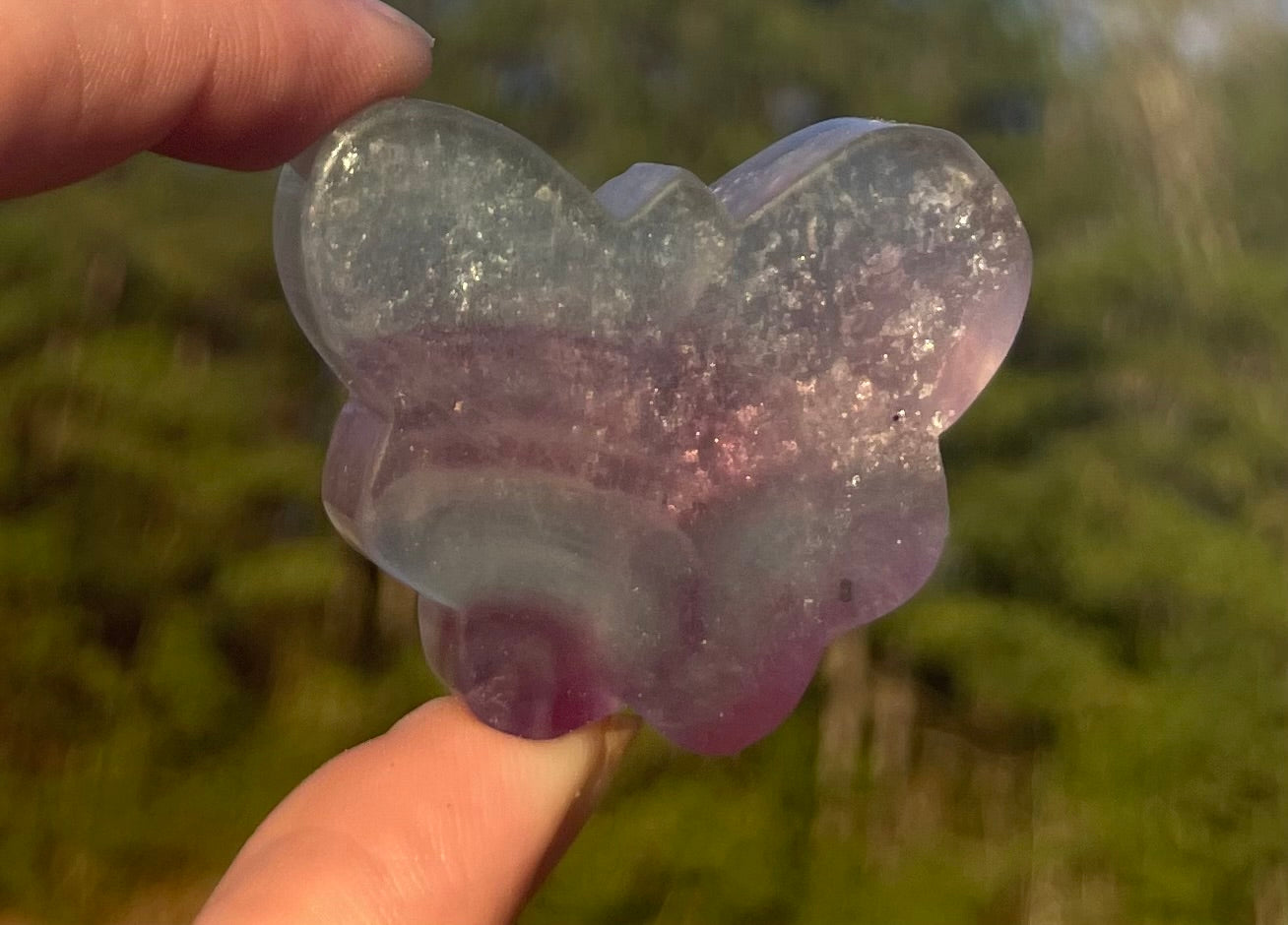 Mini Fluorite Butterfly Carving 🦋