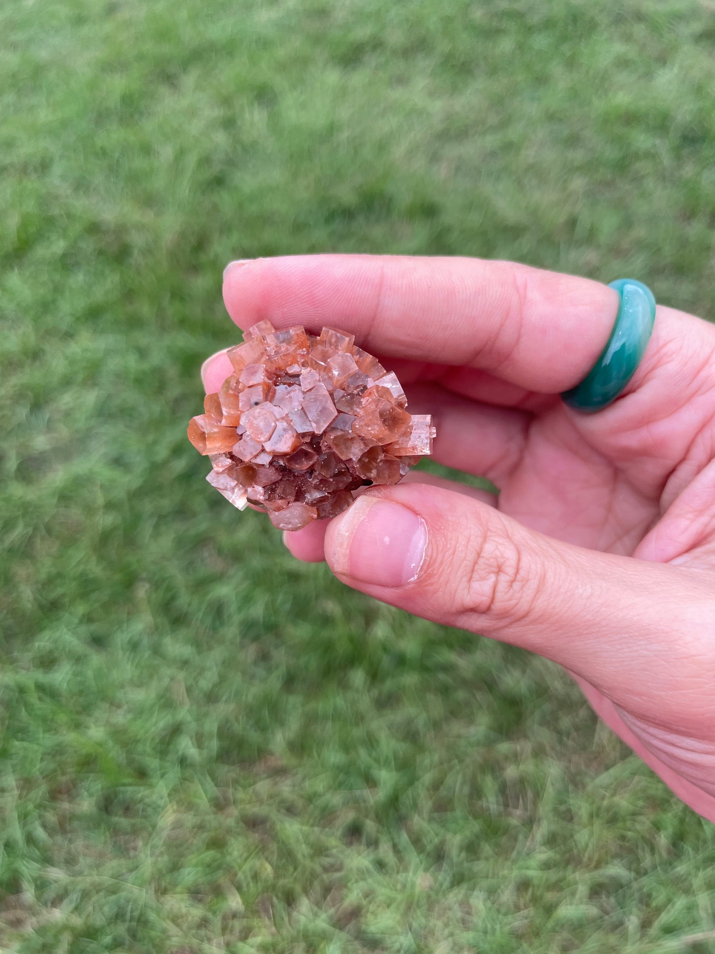 Raw Aragonite Cluster