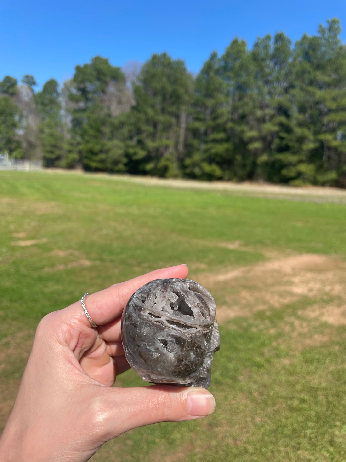 Druzy Sphalerite Skull #2🖤