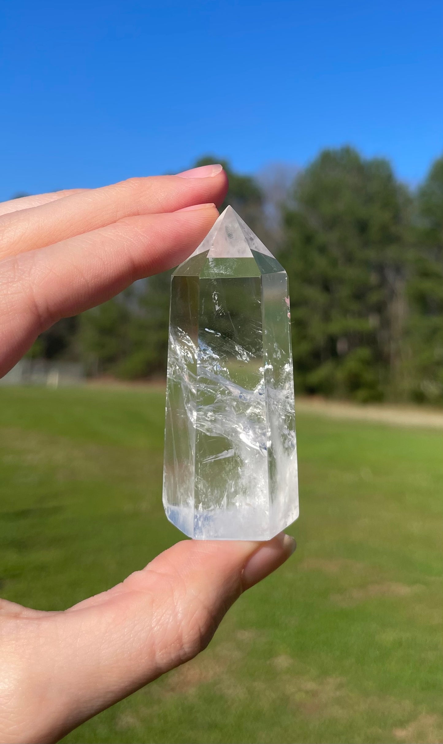 Imperfect Clear Quartz Tower w/inclusion #4