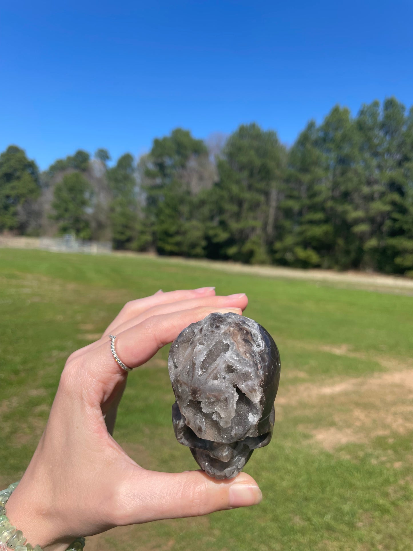 Druzy Sphalerite Skull #2🖤