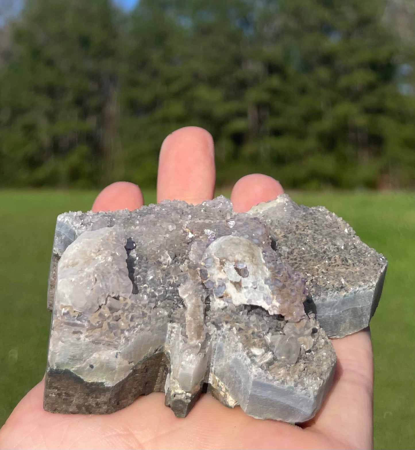 Druzy Amethyst Butterfly Cluster Carving 🦋