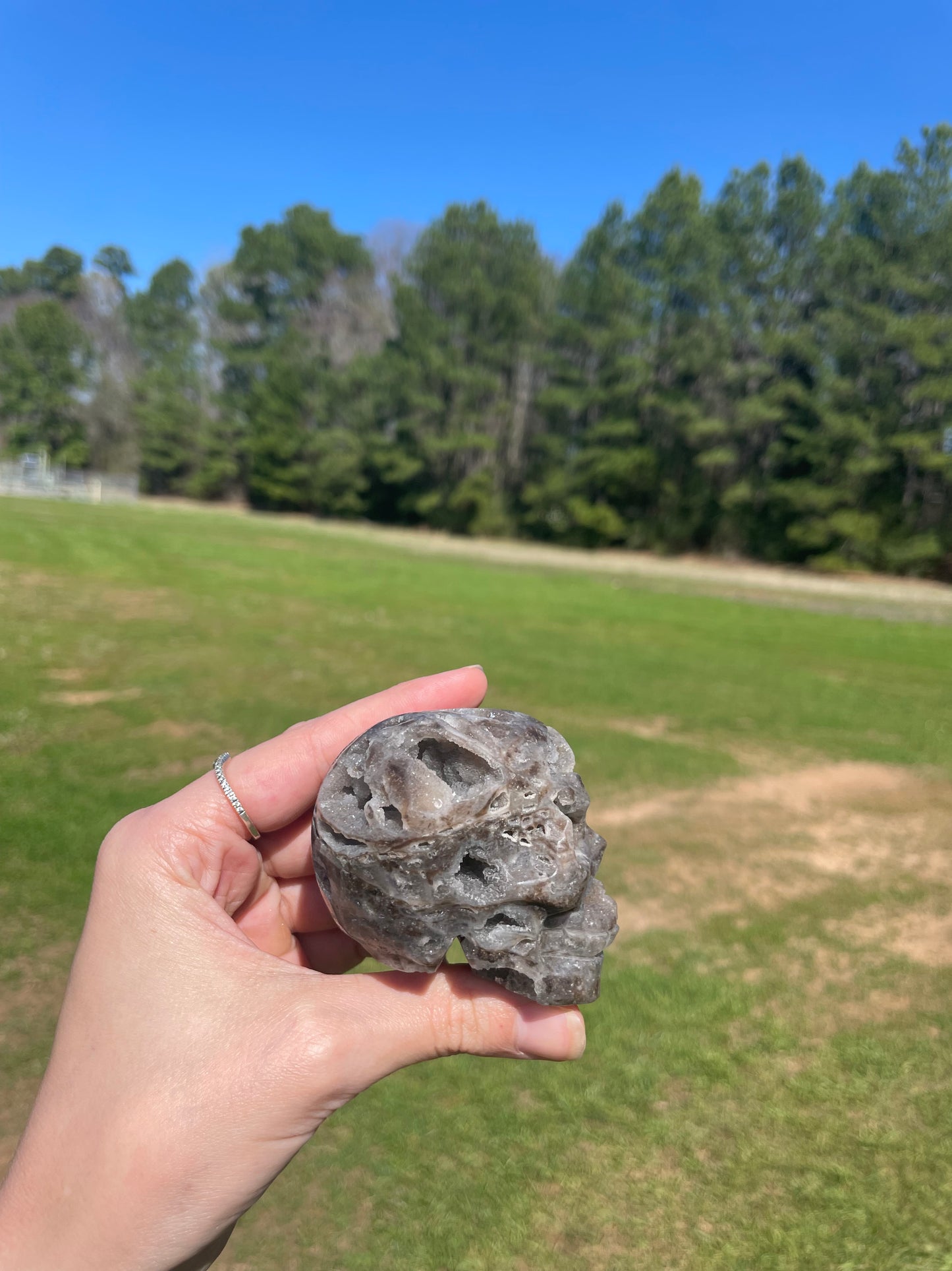 Druzy Sphalerite Skull #2🖤