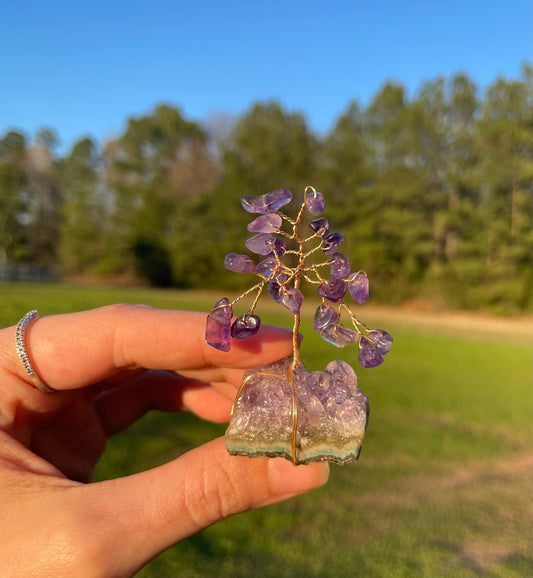 Tree Of Life Amethyst / Amethyst Cluster Base