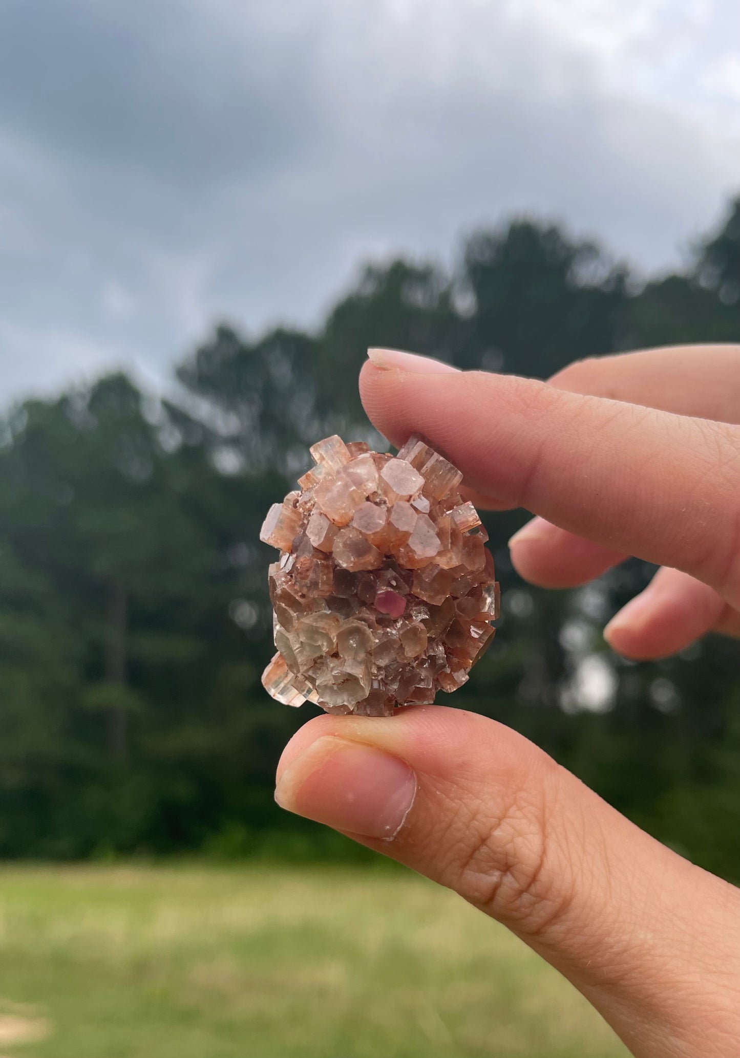 Raw Aragonite Cluster