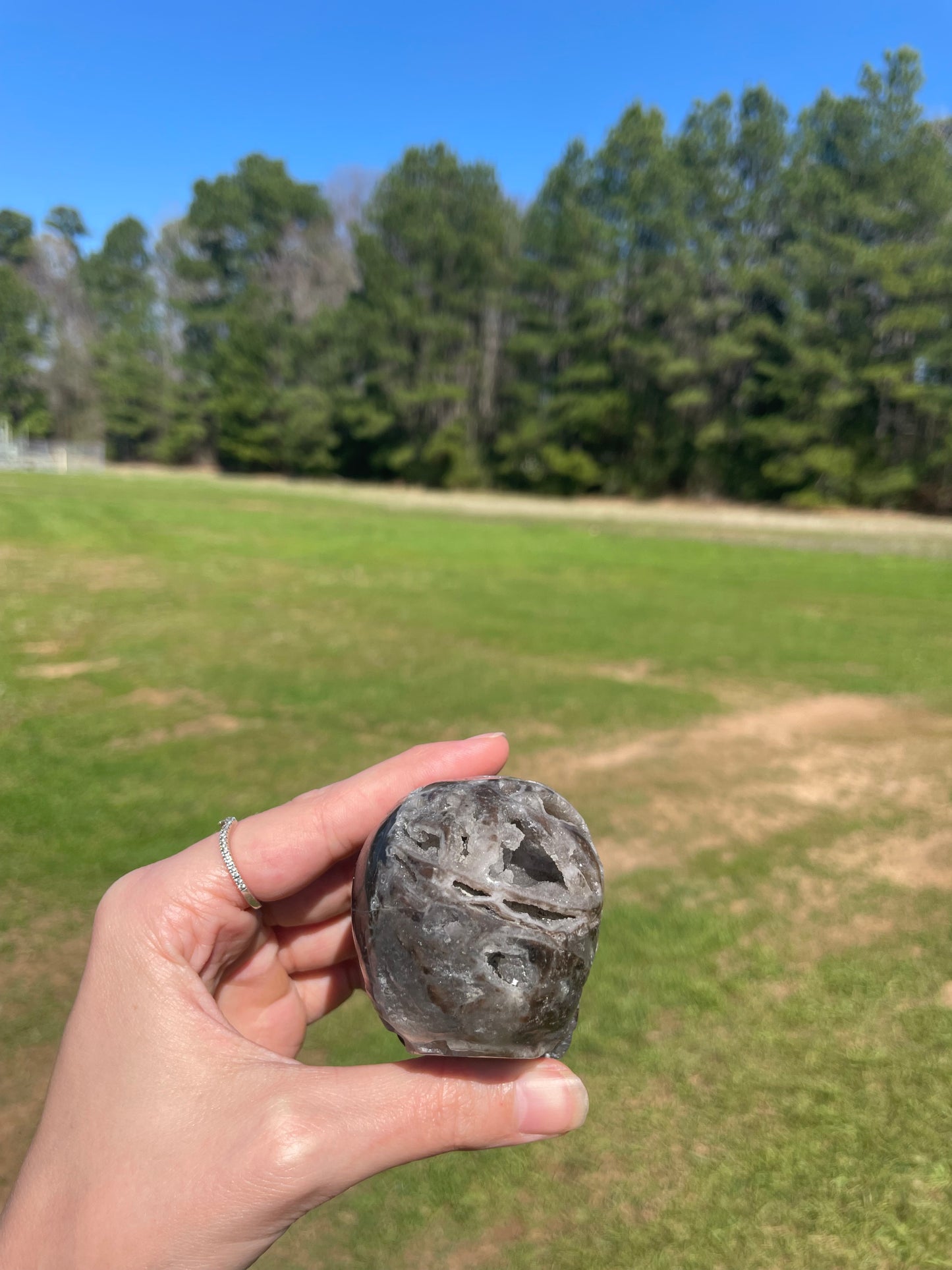 Druzy Sphalerite Skull #2🖤