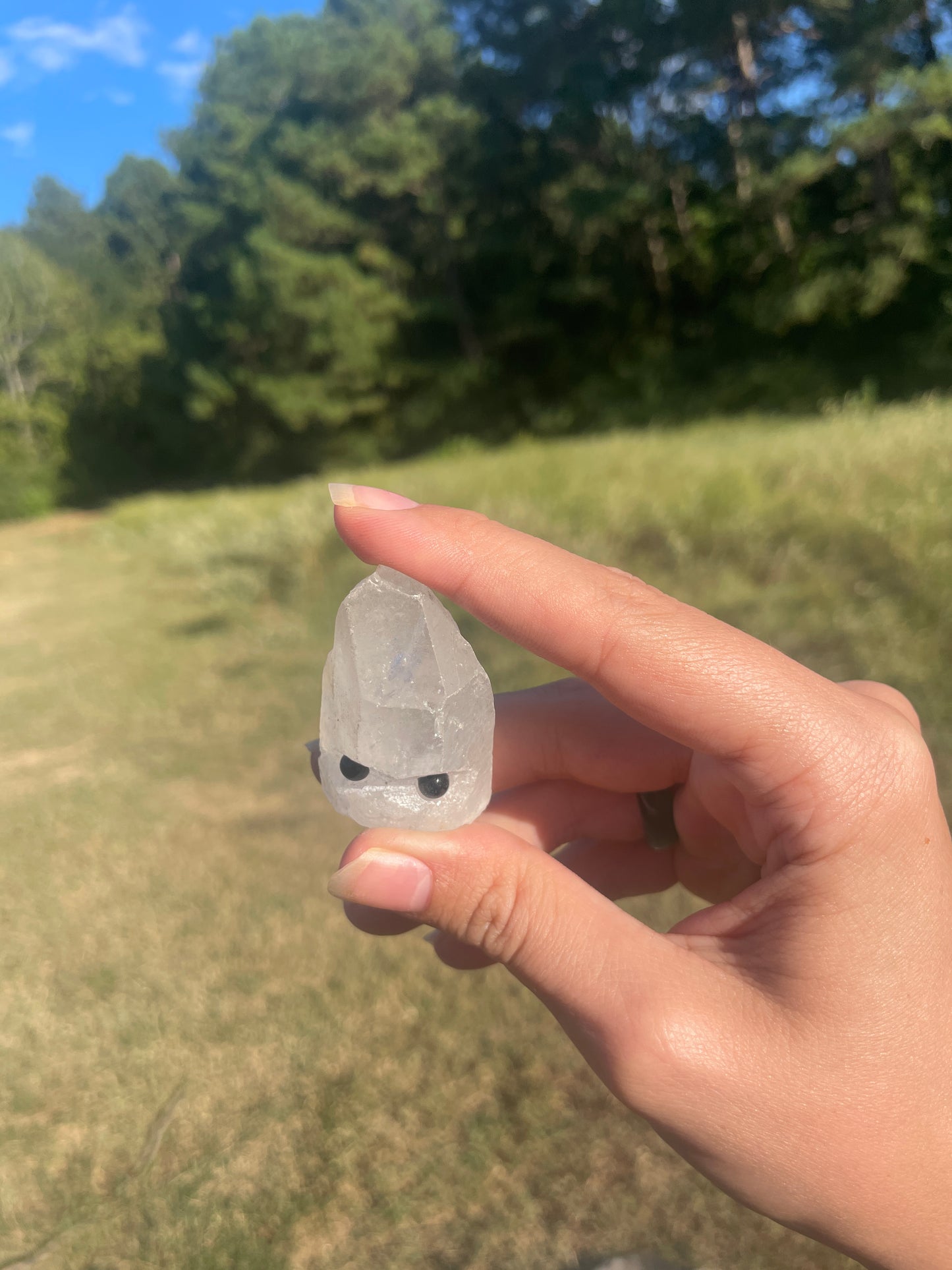 Mini Clear Quartz rock buddy