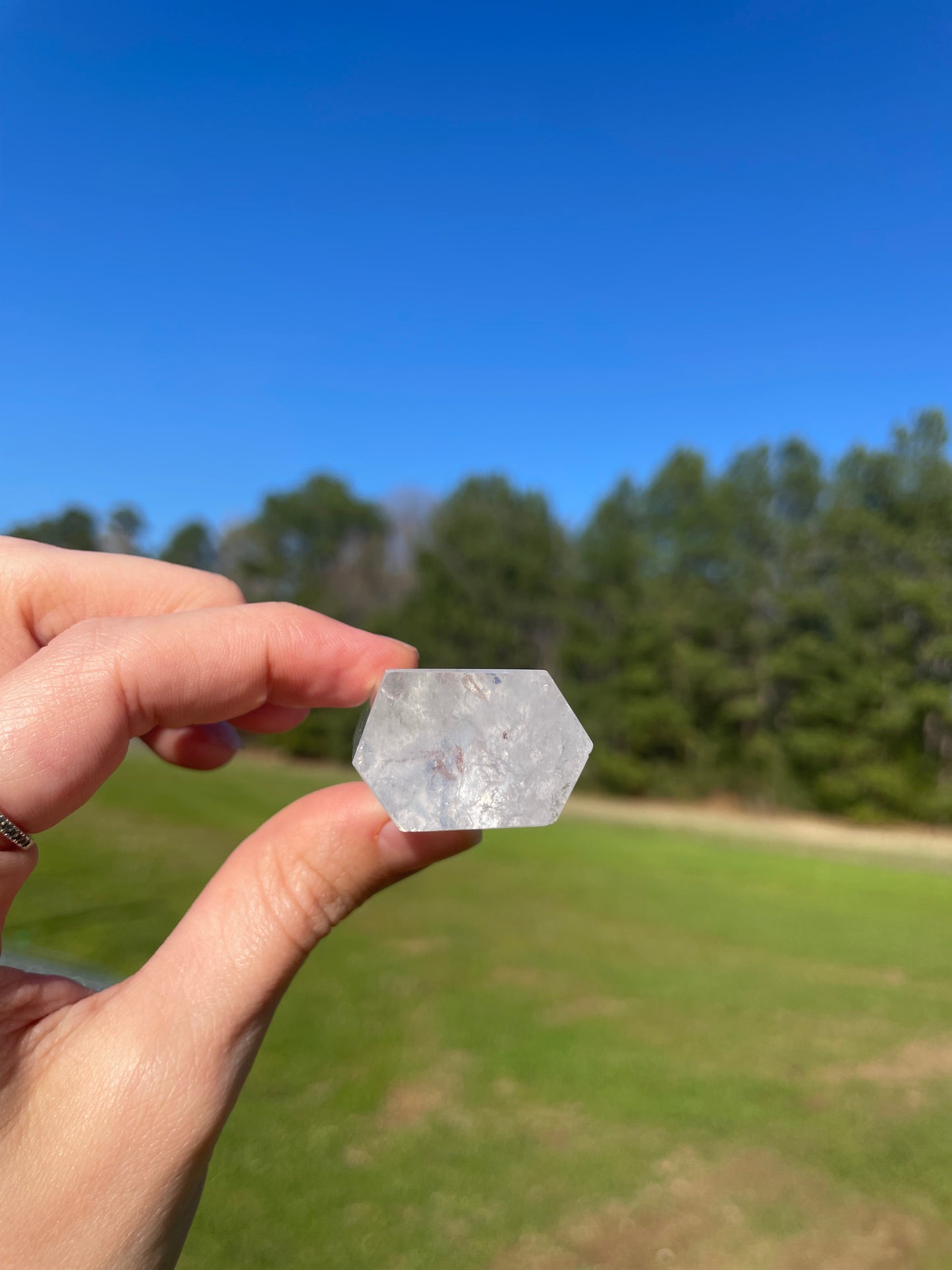 Imperfect Clear Quartz Tower (1) w/ inclusion🤍