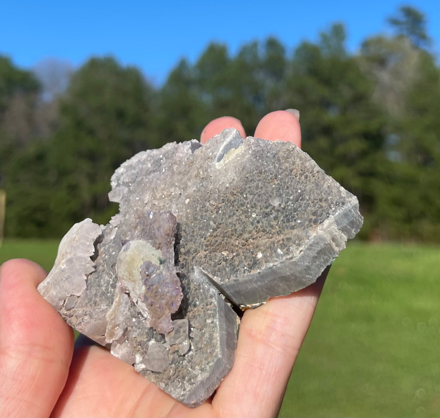 Druzy Amethyst Butterfly Cluster Carving 🦋