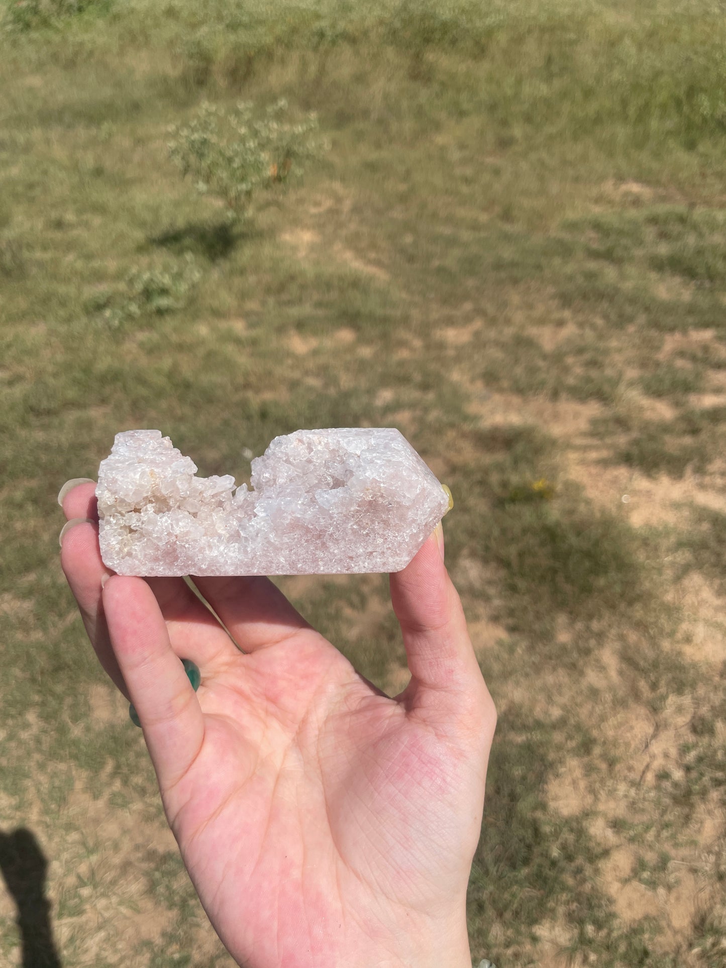 Druzy Pink Amethyst tower 4