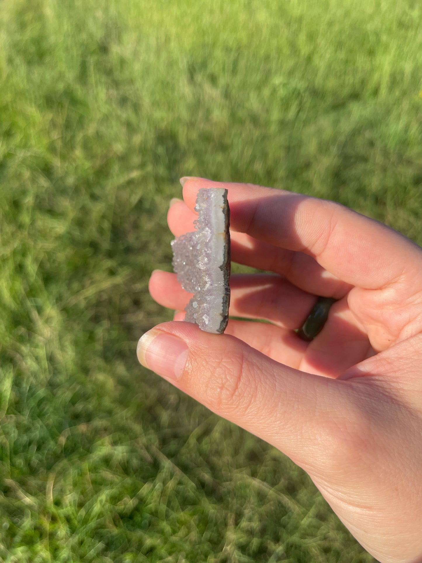 Druzy Amethyst cluster Butterfly Carving 🦋