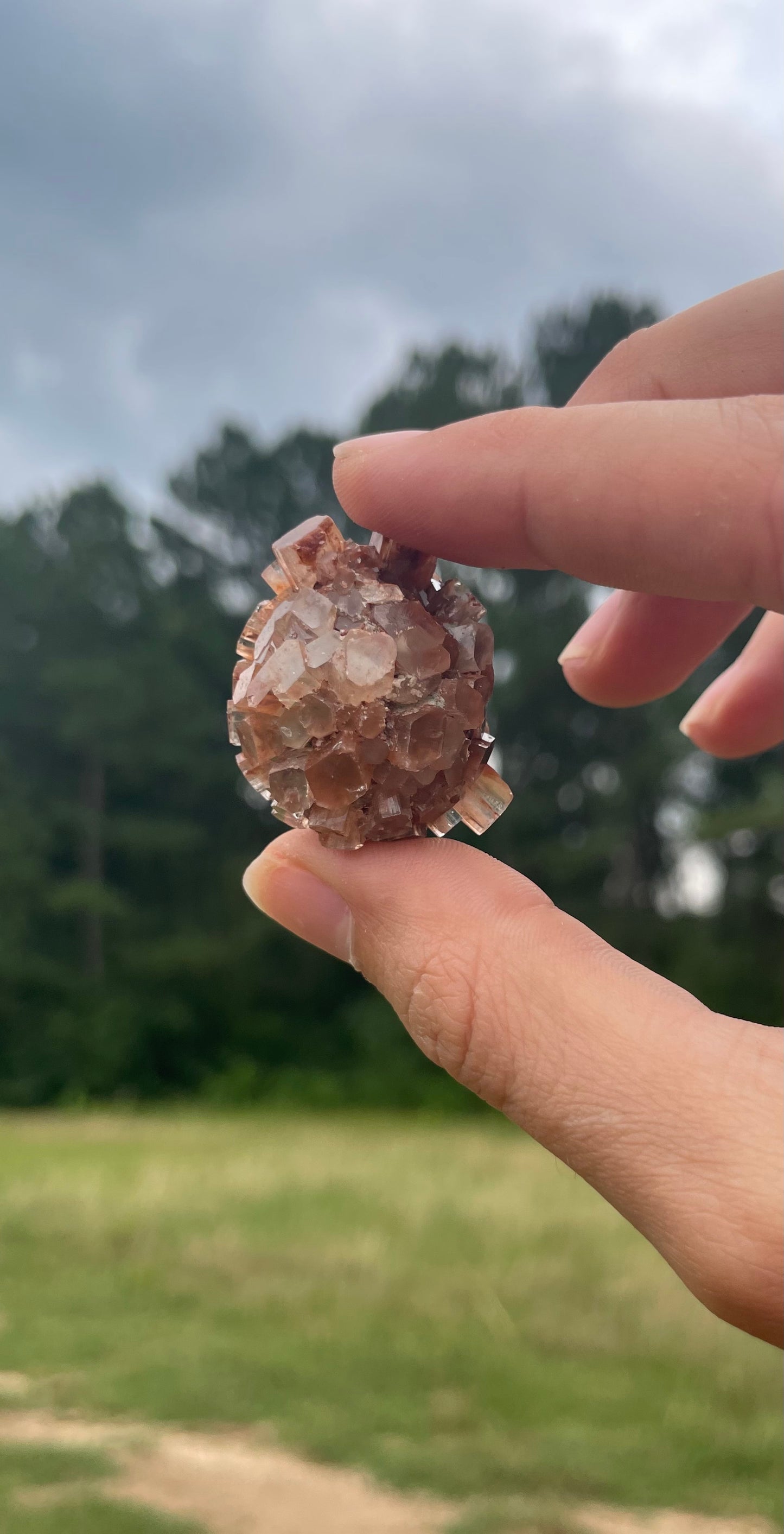 Raw Aragonite Cluster