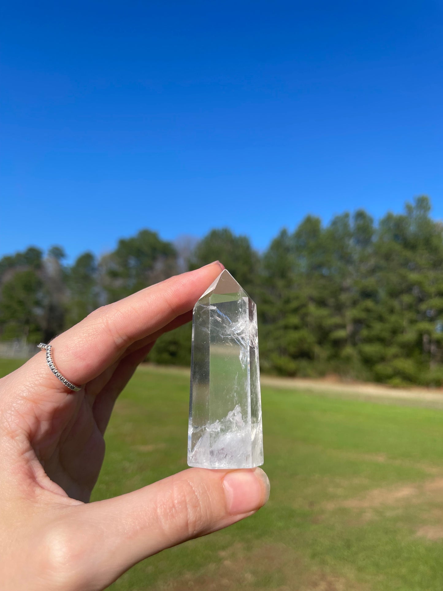 Clear Quartz Tower w/inclusions (2)✨