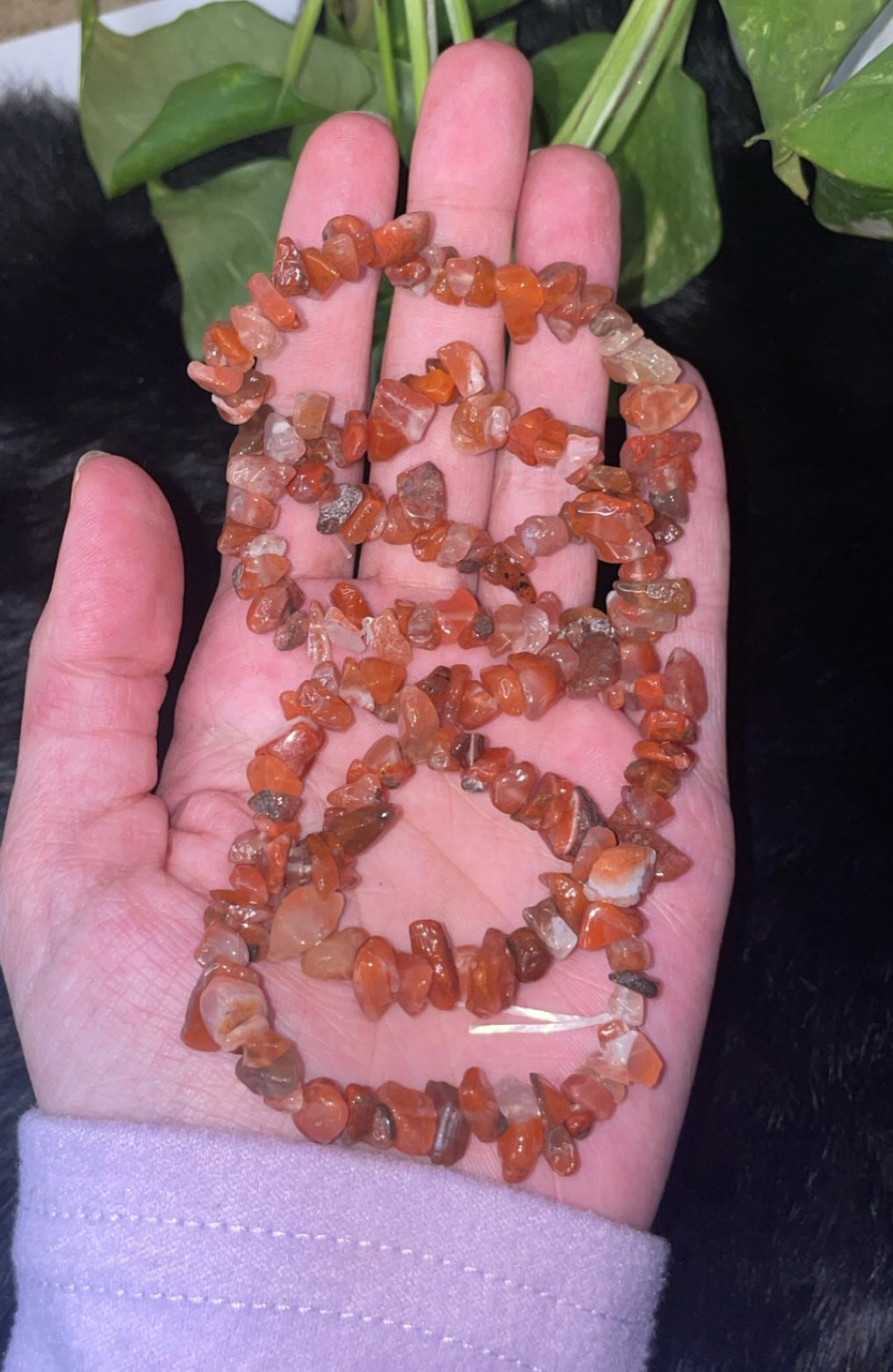 Carnelian Chips Bracelet