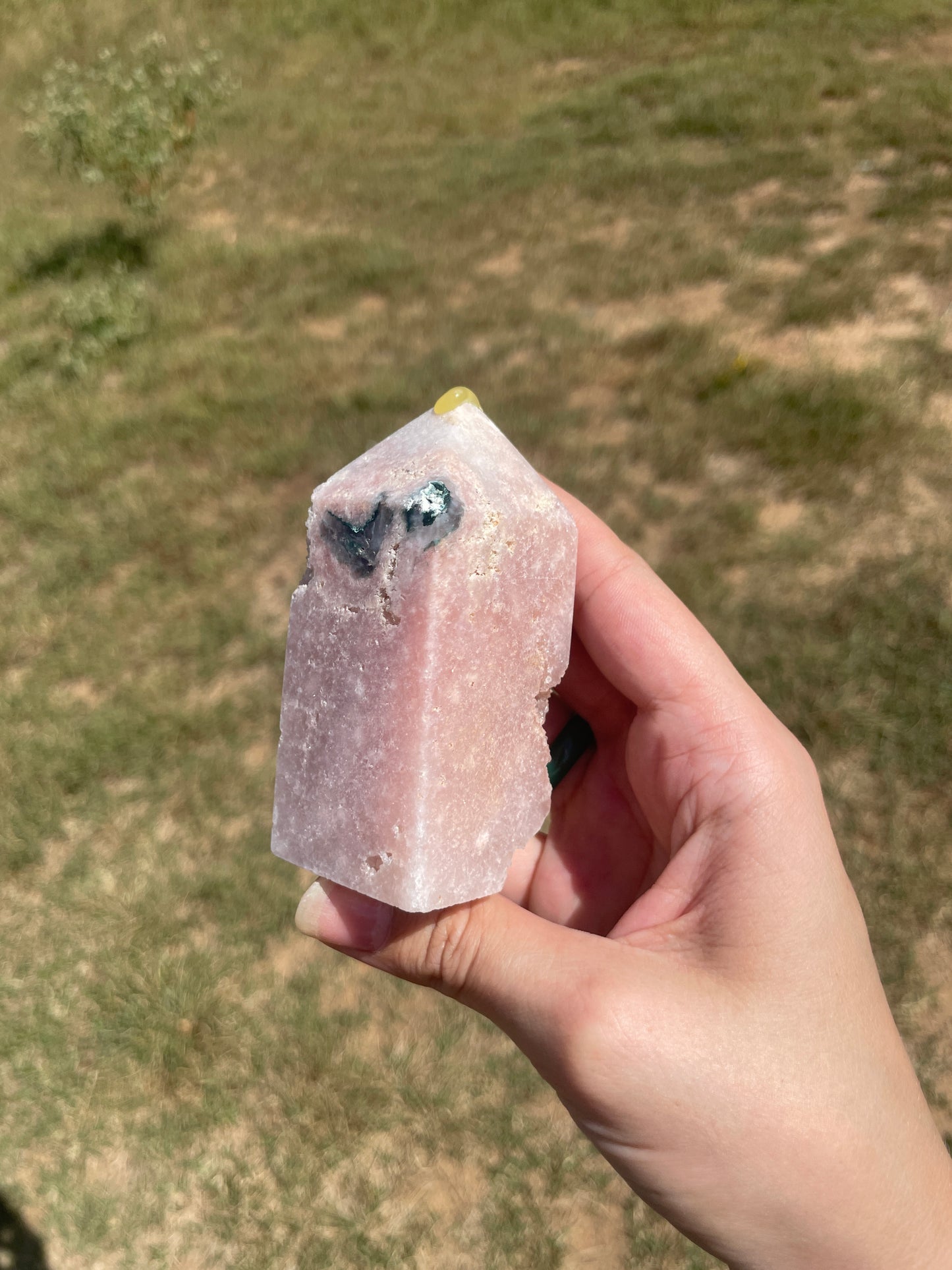 Druzy Pink Amethyst tower 5