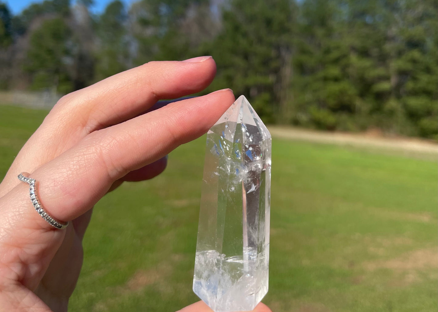 Clear Quartz Tower w/inclusions (2)✨