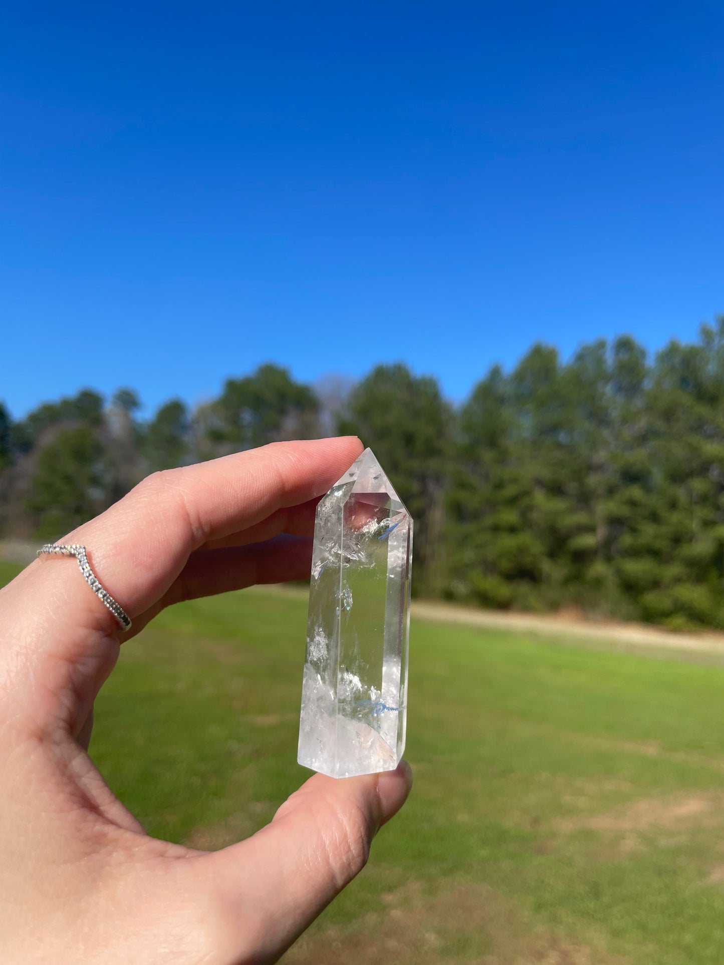 Clear Quartz Tower w/inclusions (2)✨