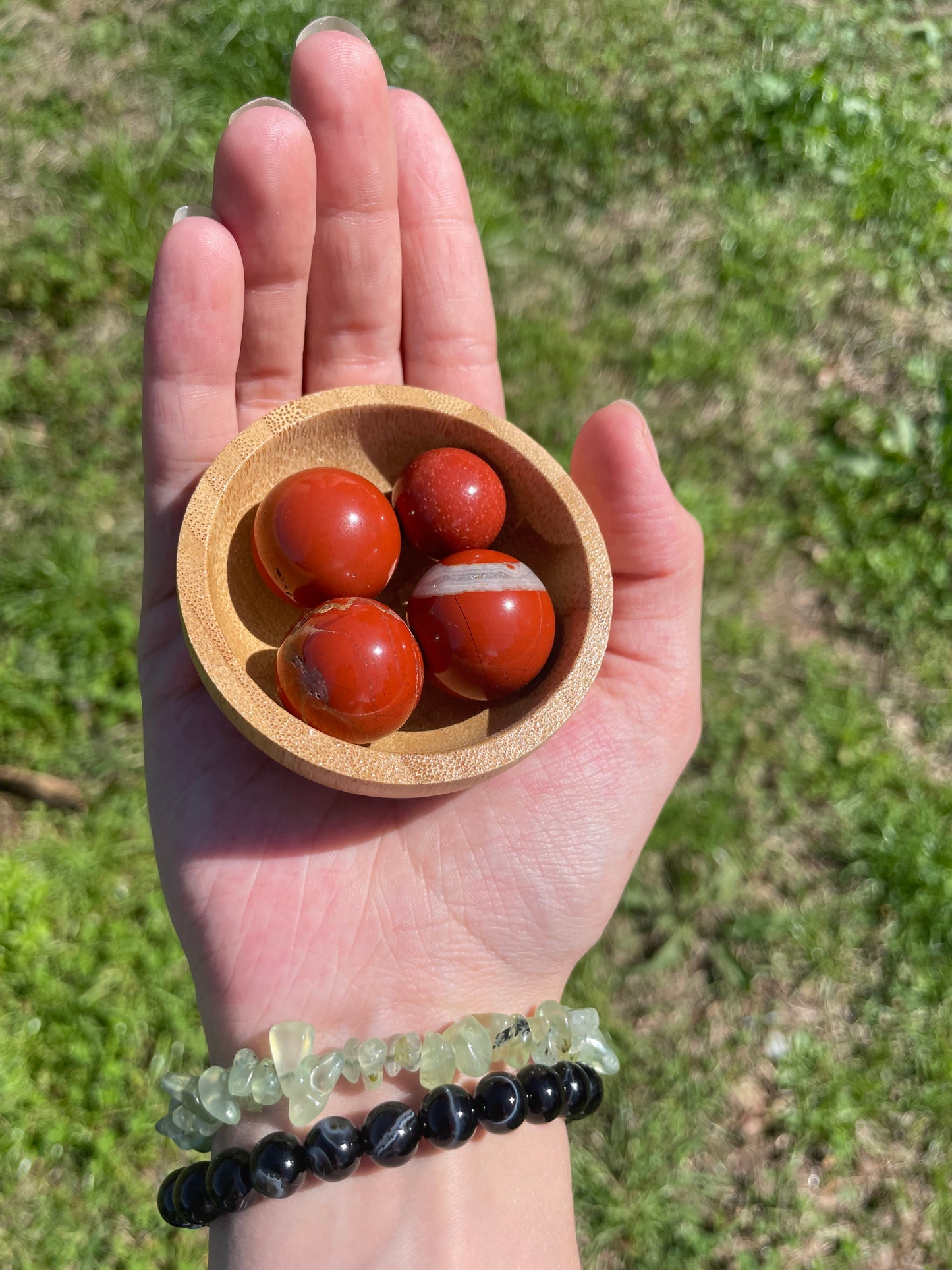 MINI Red Jasper Sphere