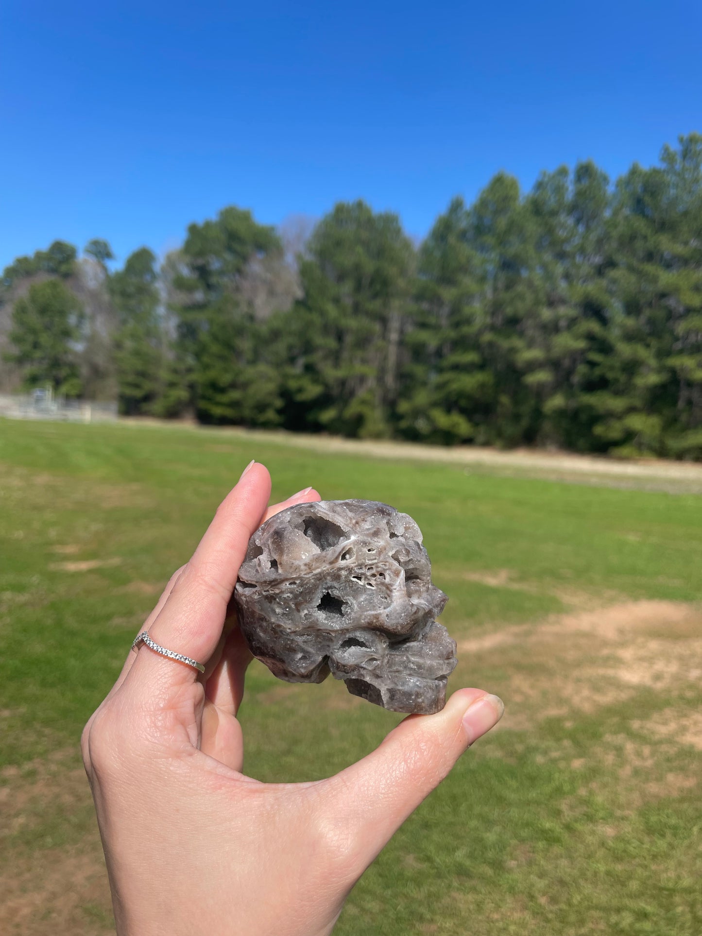 Druzy Sphalerite Skull #2🖤