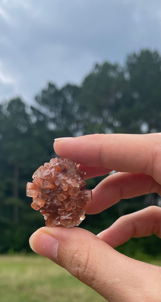 Raw Aragonite Cluster