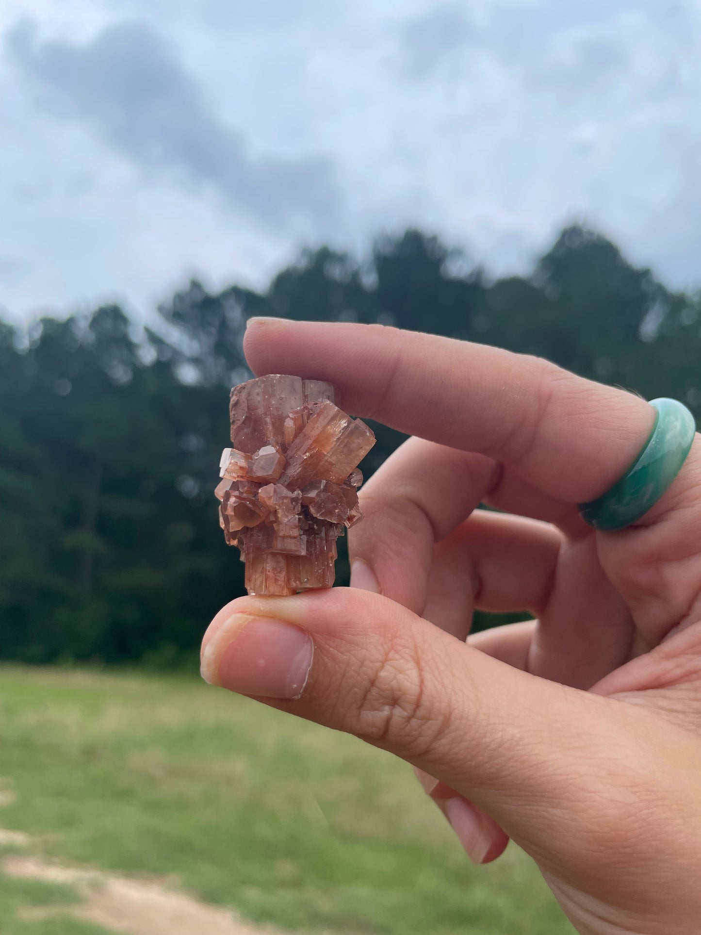 Raw Aragonite small Cluster