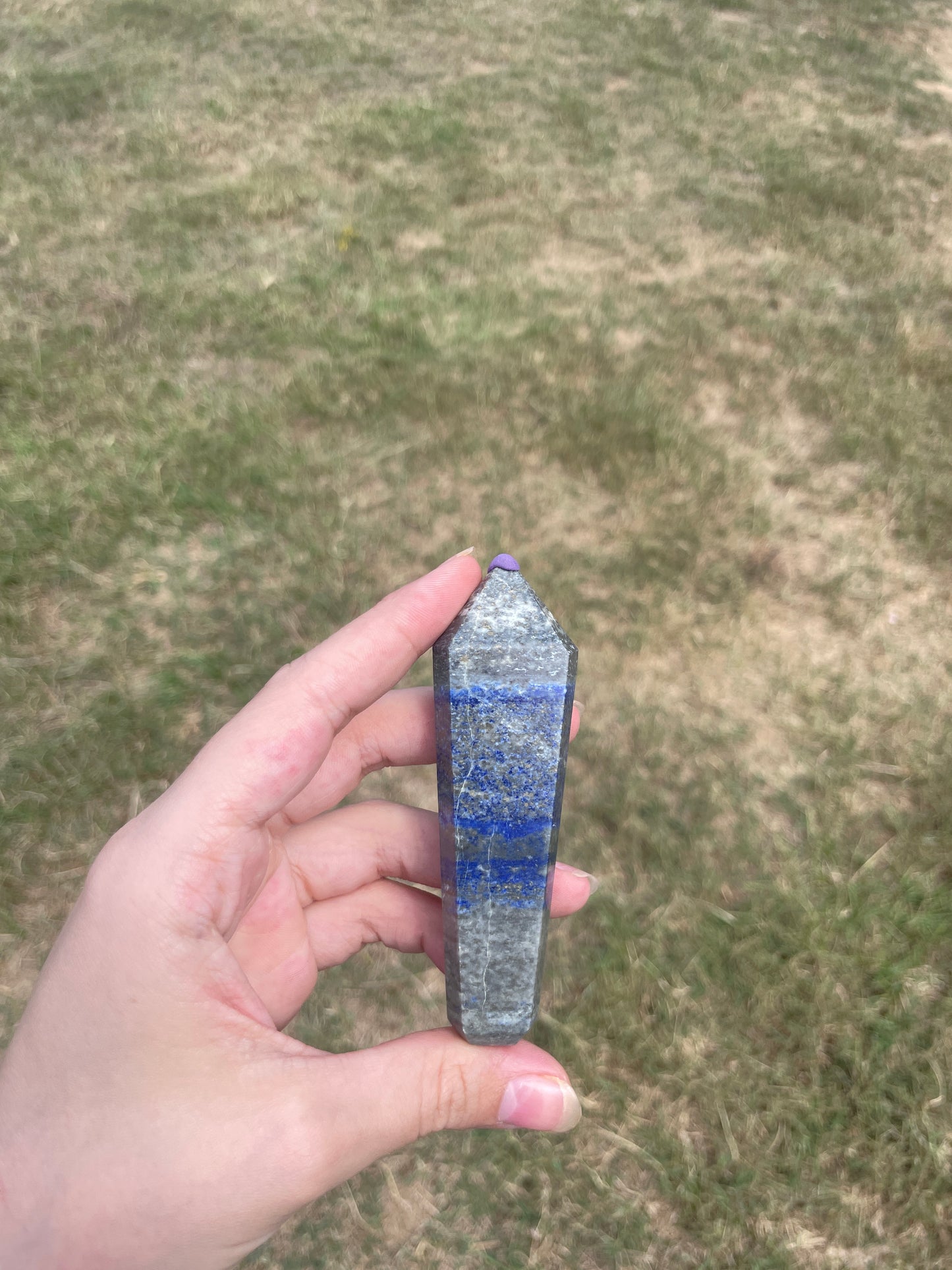 Lapis Crystal Pipe (decor)
