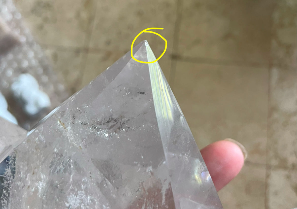 XXL Clear Quartz Triple Point Tower