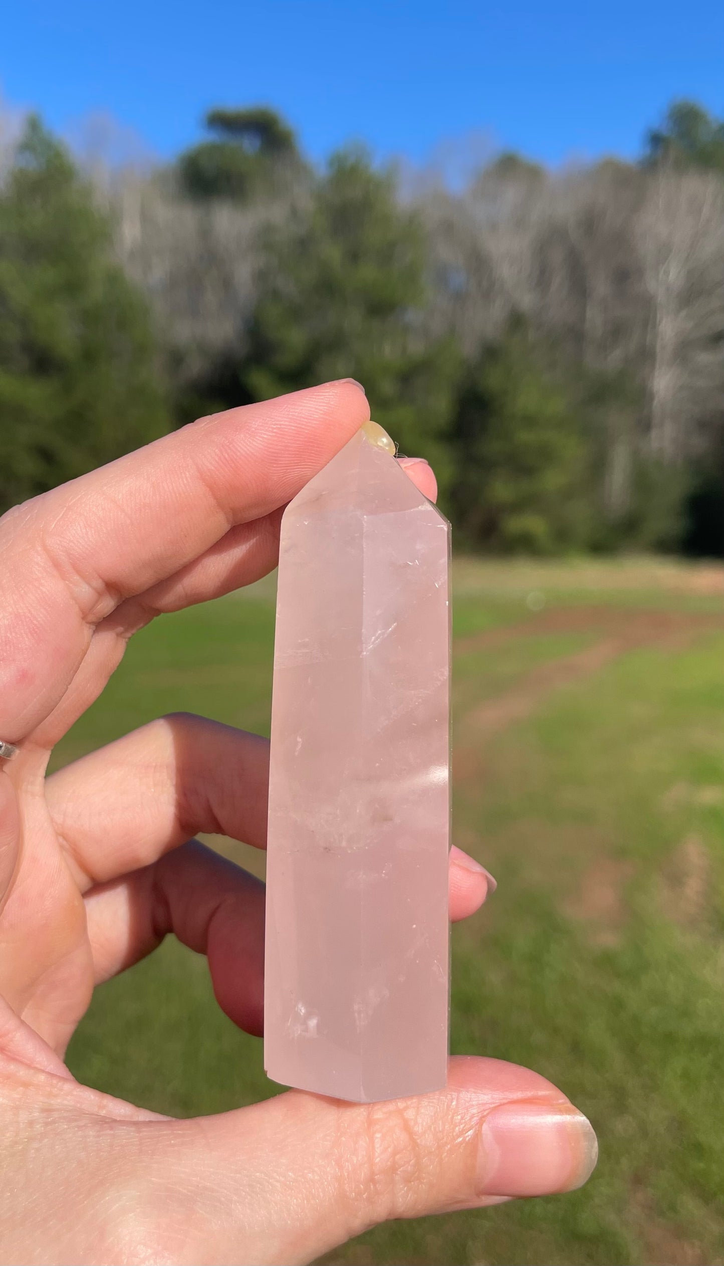 Rose Quartz Tower(chakra chart)