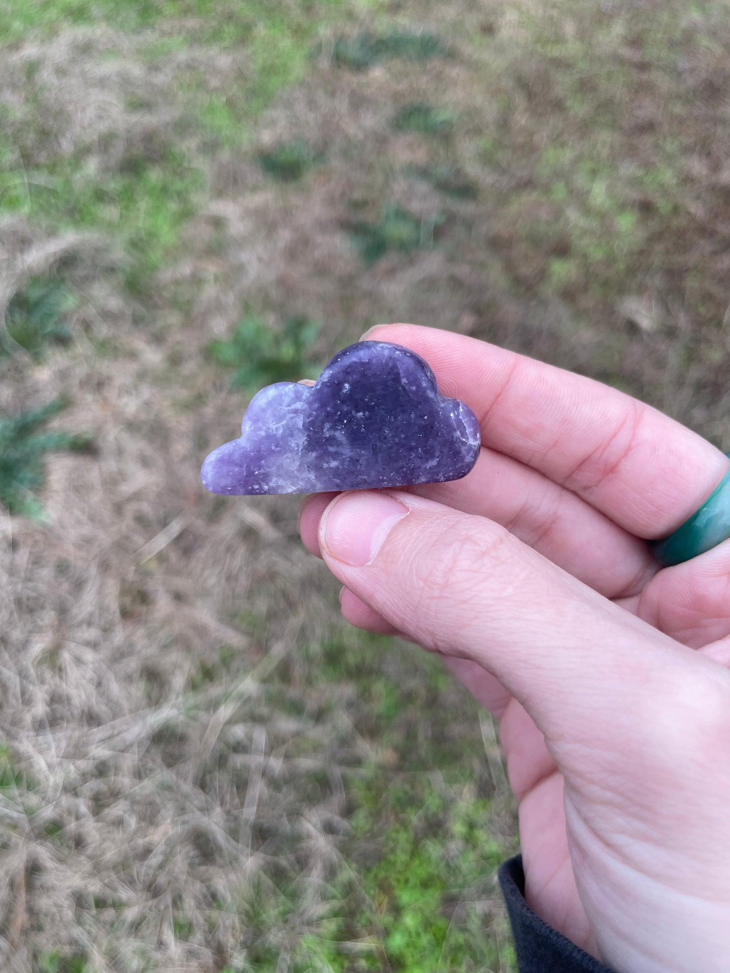 Dream Amethyst mini cloud carving