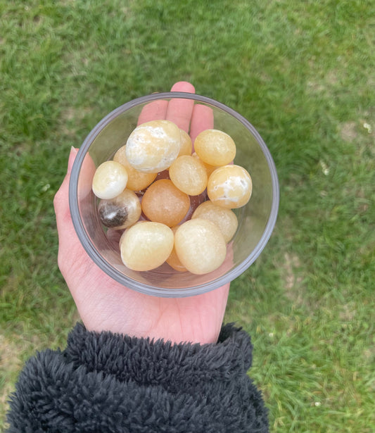 Yellow Calcite Tumble💛