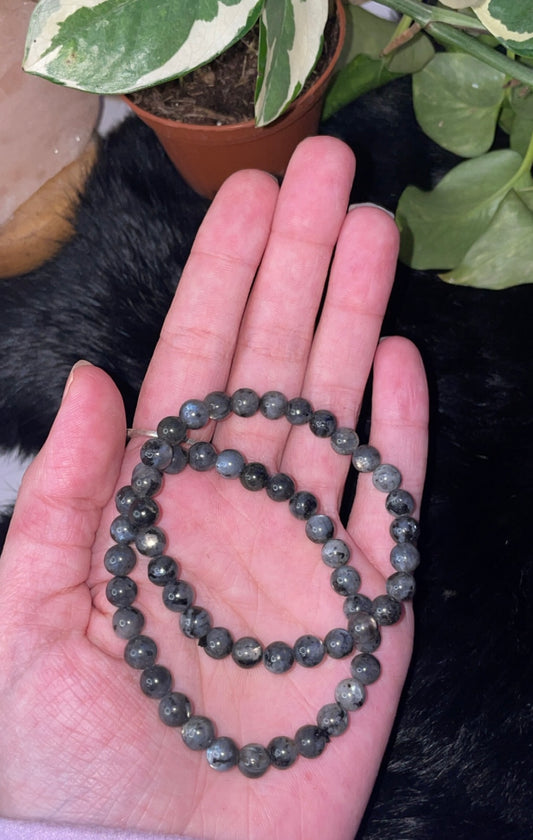 Labradorite Beaded Bracelet